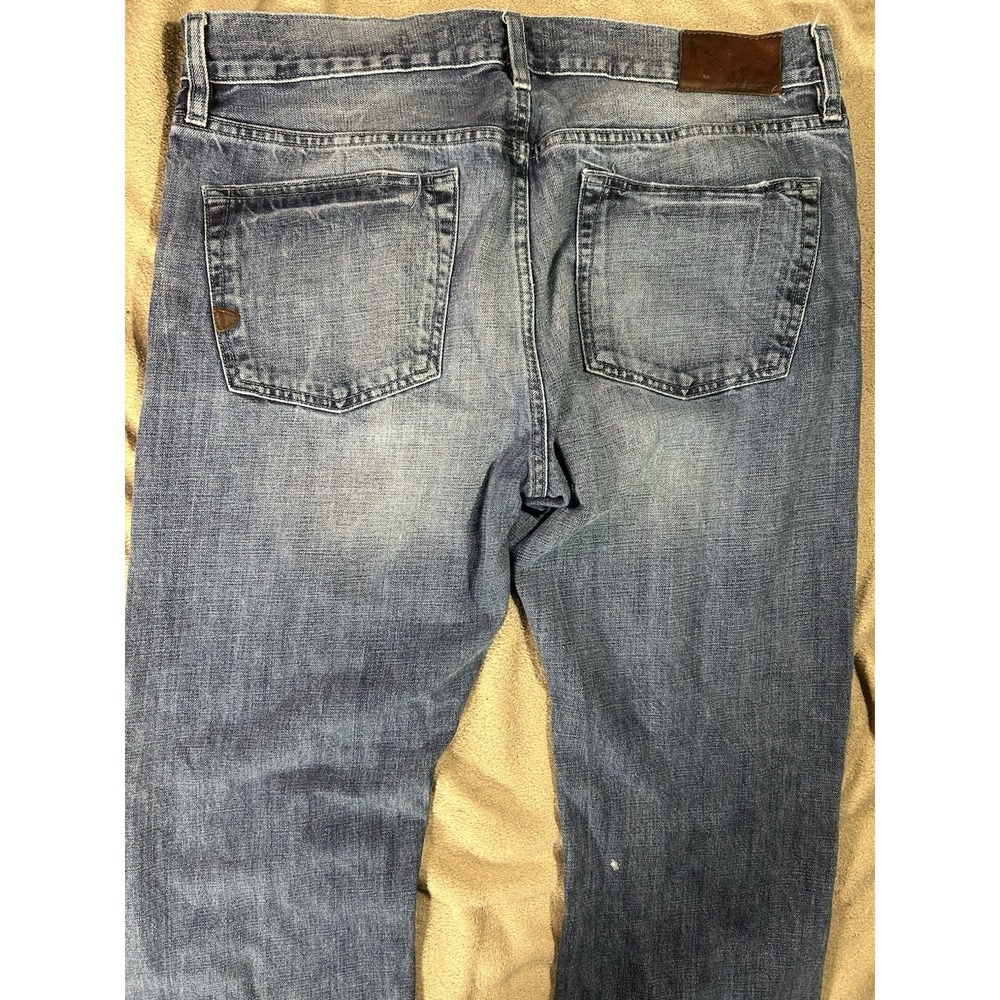 Jacob Davis UMA Jeans Womens 34 Blue Straight Leg Denim 100% Cotton - Picture 10 of 16